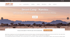 Desktop Screenshot of desertcamp.com